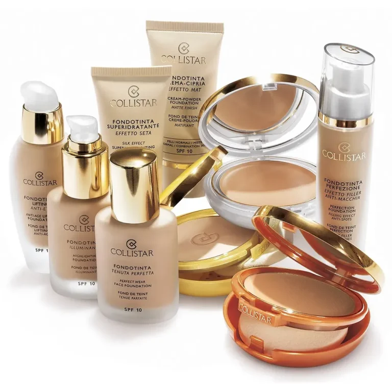 Elegant beauty products arranged aesthetically with soft lighting and vibrant colors.